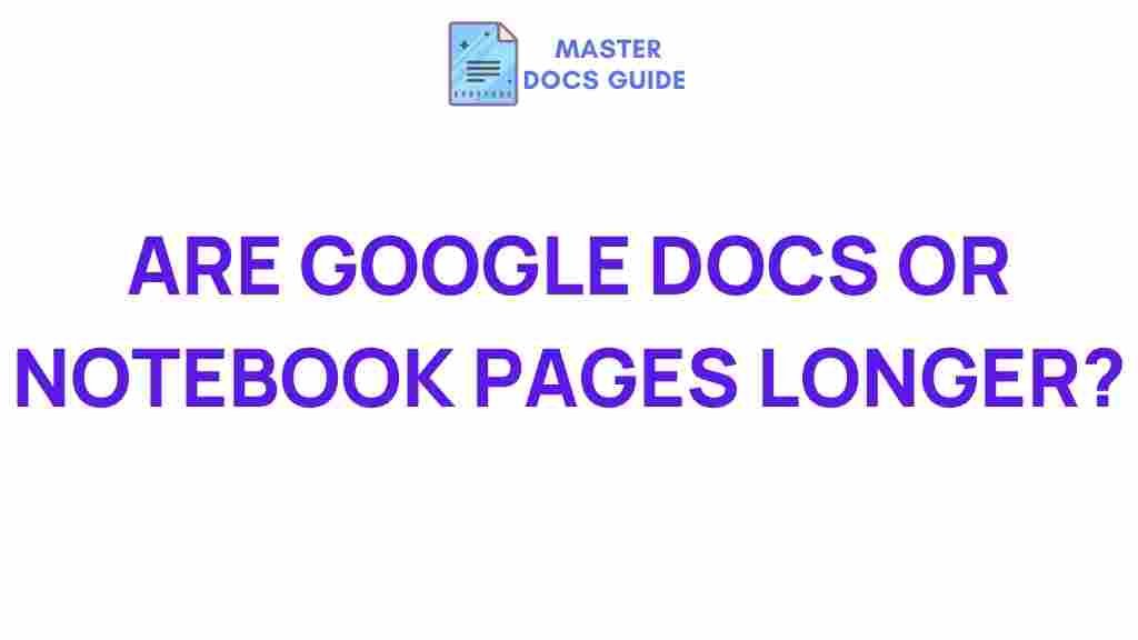 google-docs-vs-notebook-pages-length