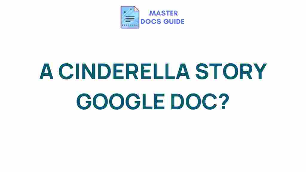 cinderella-google-docs-connection