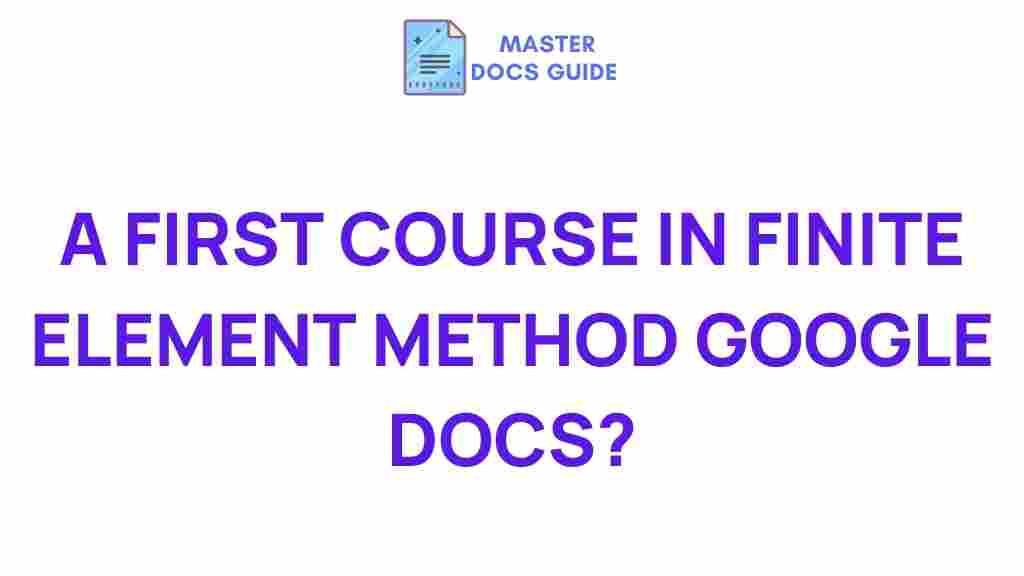 finite-element-method-guide