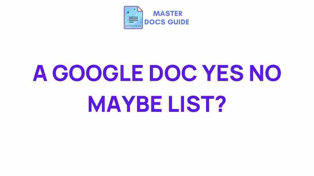 google-doc-yes-no-maybe-list