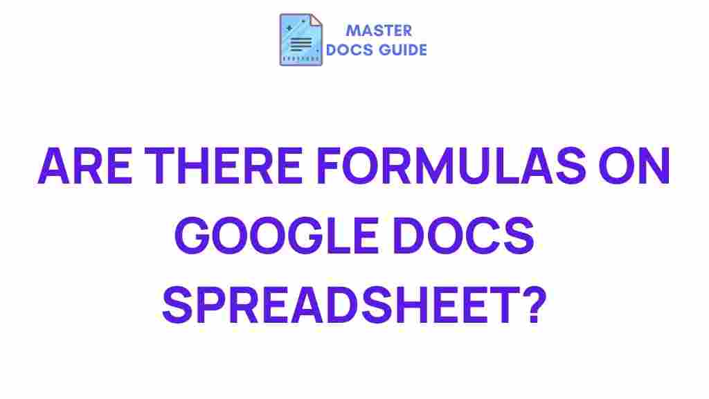 google-docs-spreadsheet-formulas