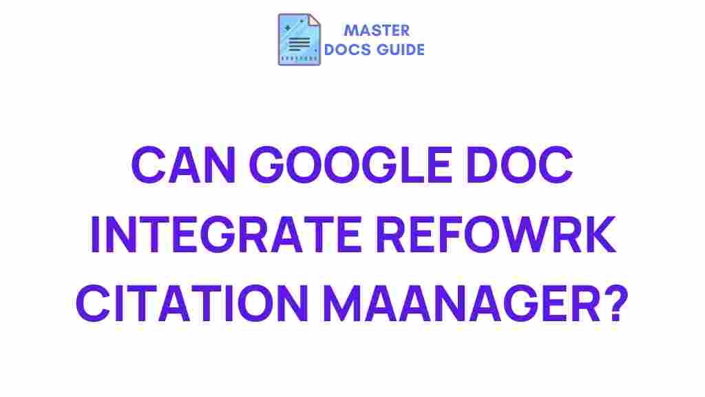 google-docs-refworks-integration