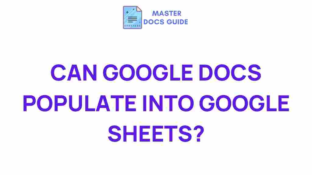 google-docs-google-sheets-integration