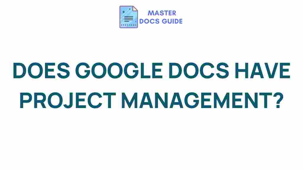 google-docs-project-management