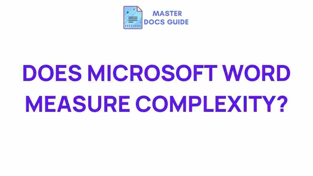 microsoft-word-complexity-measurement