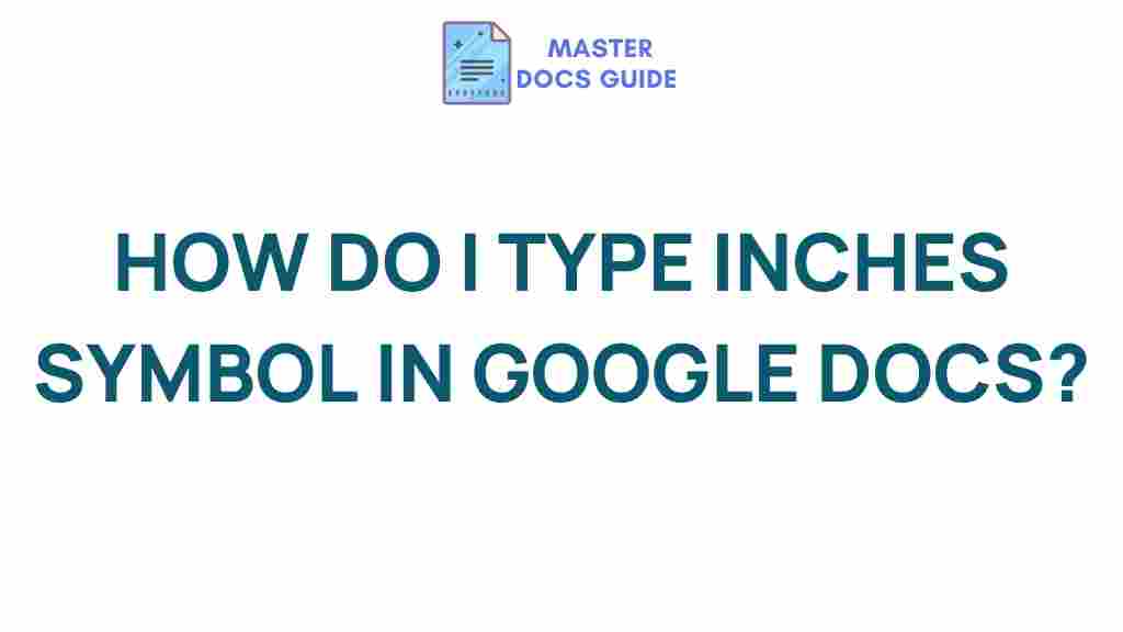 typing-inches-symbol-google-docs