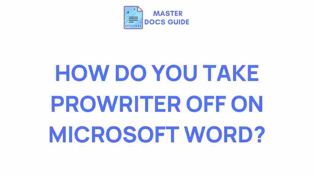 remove-prowriter-microsoft-word