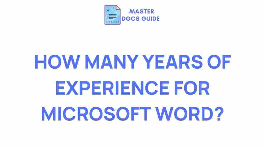 microsoft-word-experience-requirements