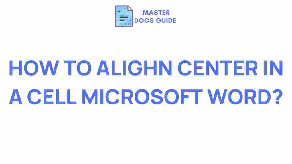 microsoft-word-align-center