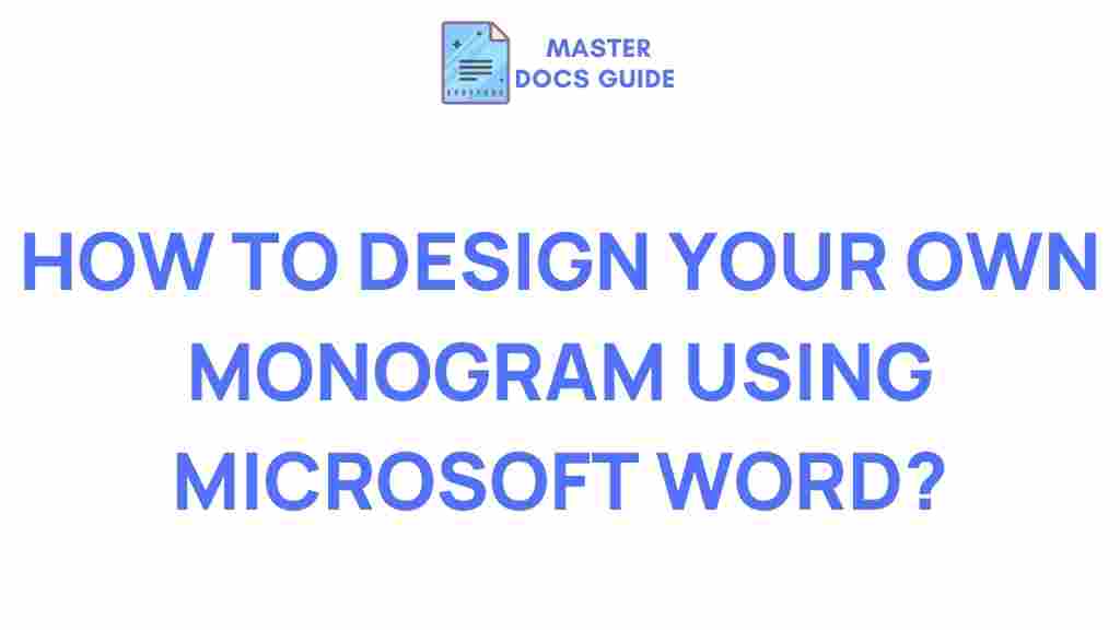design-monogram-microsoft-word