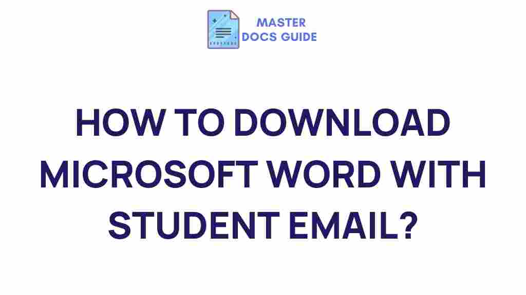 student-email-microsoft-word-access