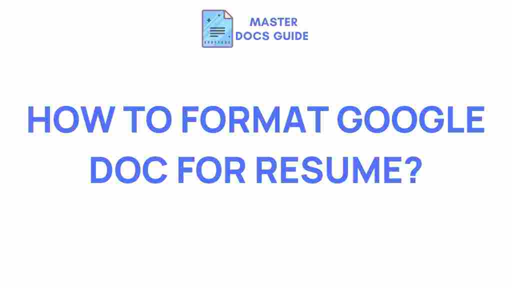 google-docs-resume-formatting
