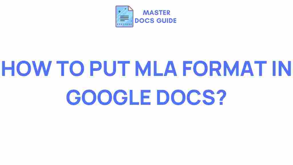mla-format-google-docs